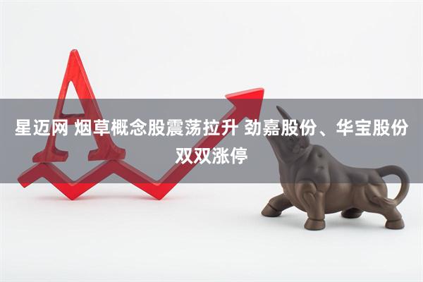 星迈网 烟草概念股震荡拉升 劲嘉股份、华宝股份双双涨停